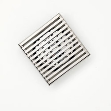 20-100Cm Black Side Outlet Shower Drain Stainless Steel Bathroom Floor Drainage 