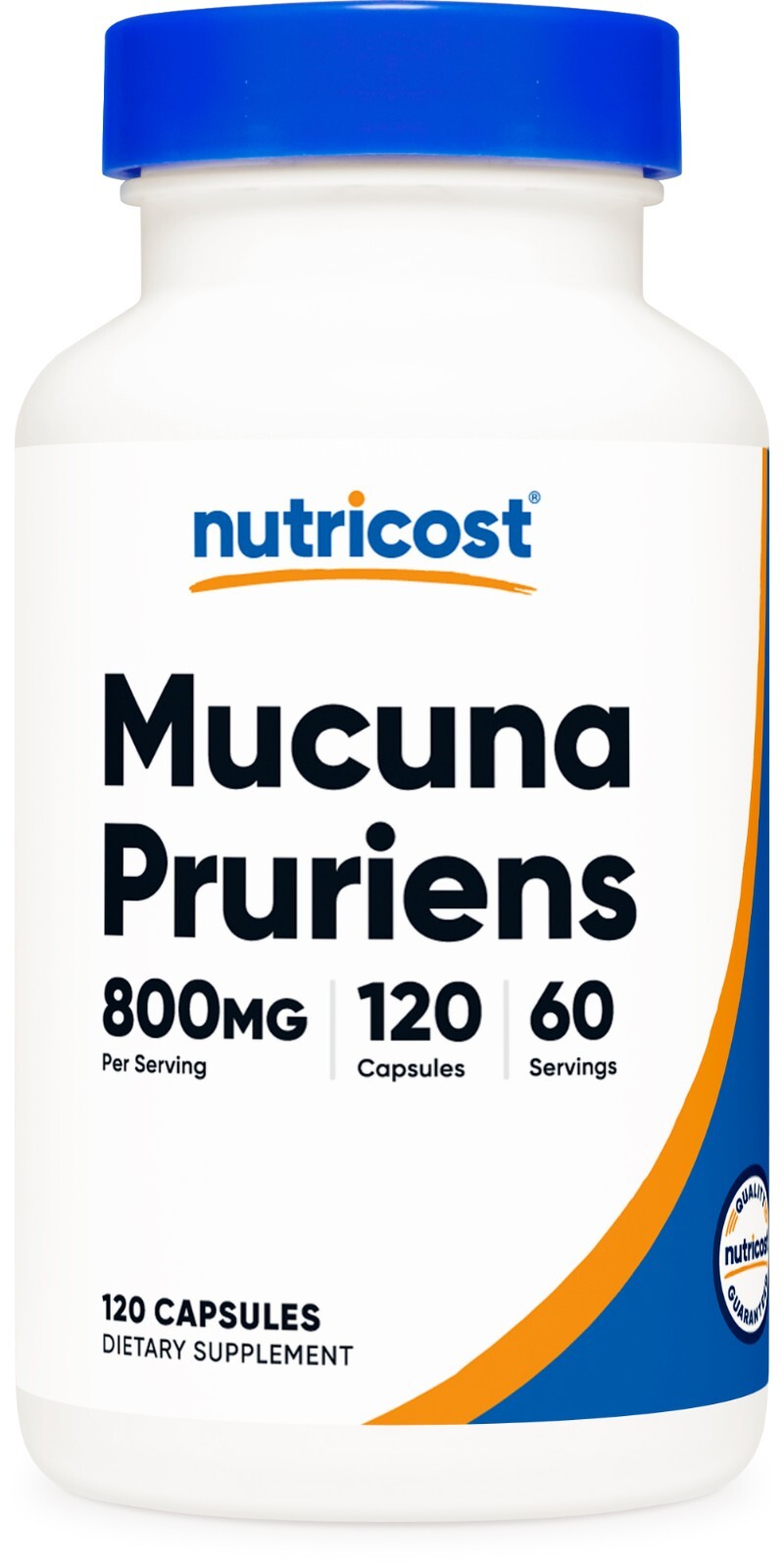 Nutricost Mucuna Pruriens 400 мг, 120 капсул - по 800 мг на порцию