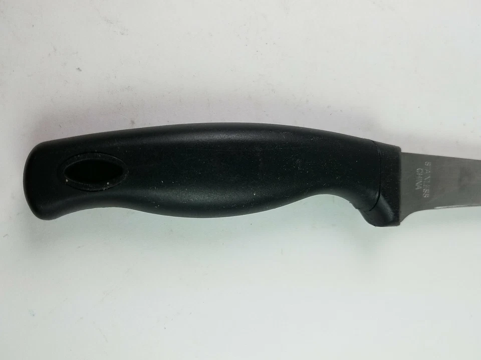 Cuchillo deshuesador Royal Norfolk Cutlery de acero inoxidable mango negro Foto 2 de 4