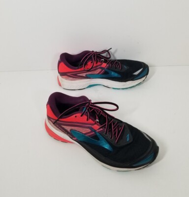 Brooks Ravenna Black Pink Running Shoes Low Top Sneaker Women's Size 10 