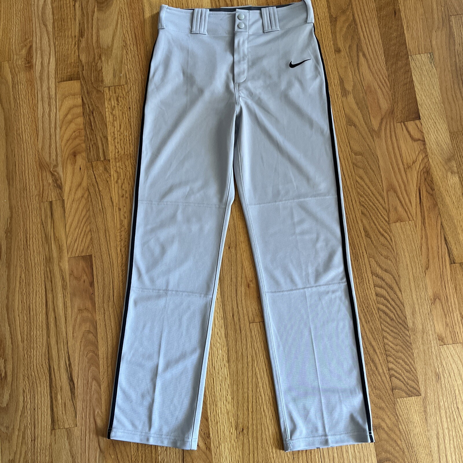 Nike Youth XL Baseball Pants Gray with Black Stripe Piping eBay