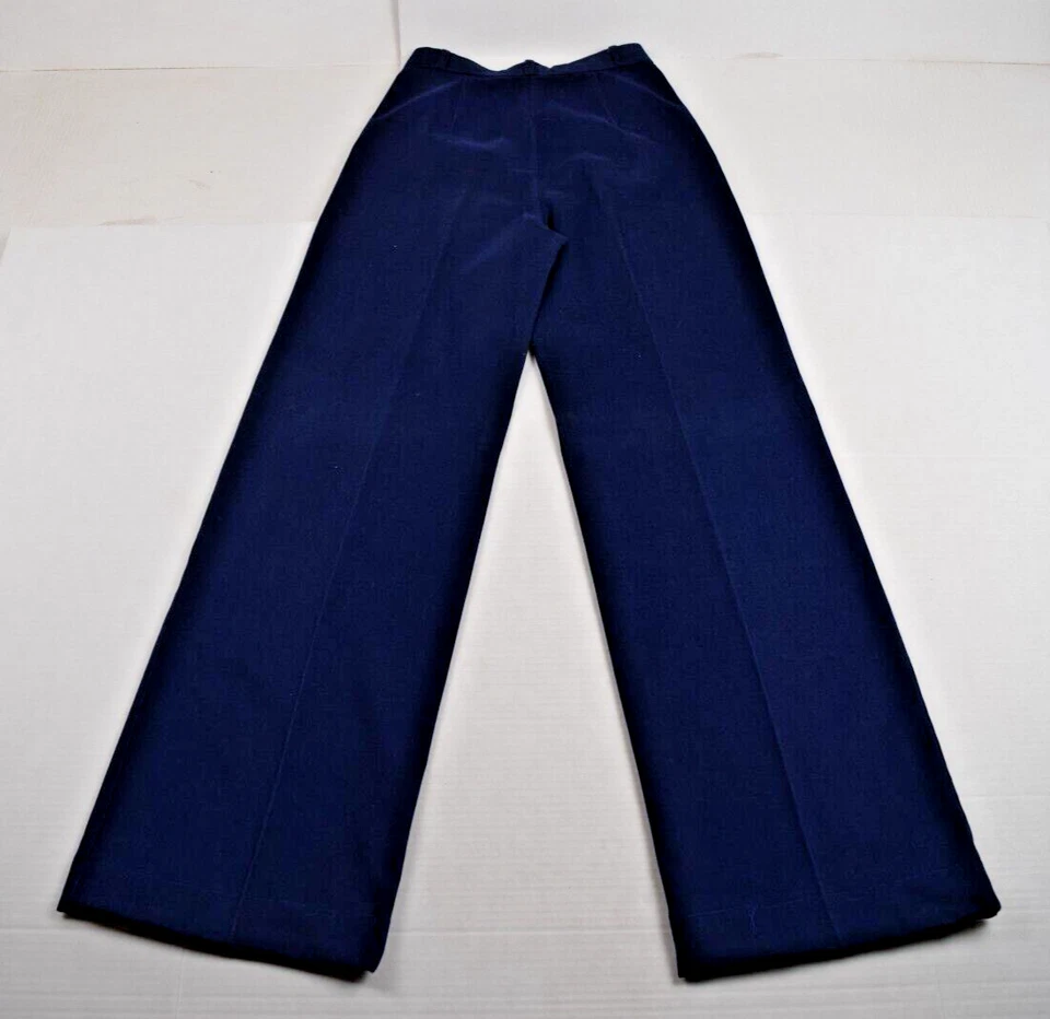 Pantalones Vintage Bronson of California Talla 26 x 32 Años 60 Azul Tela Pesada Pierna Ancha Foto 2 de 4