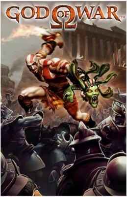 Kratos GOD OF WAR Medusa video game poster 11x17 | eBay