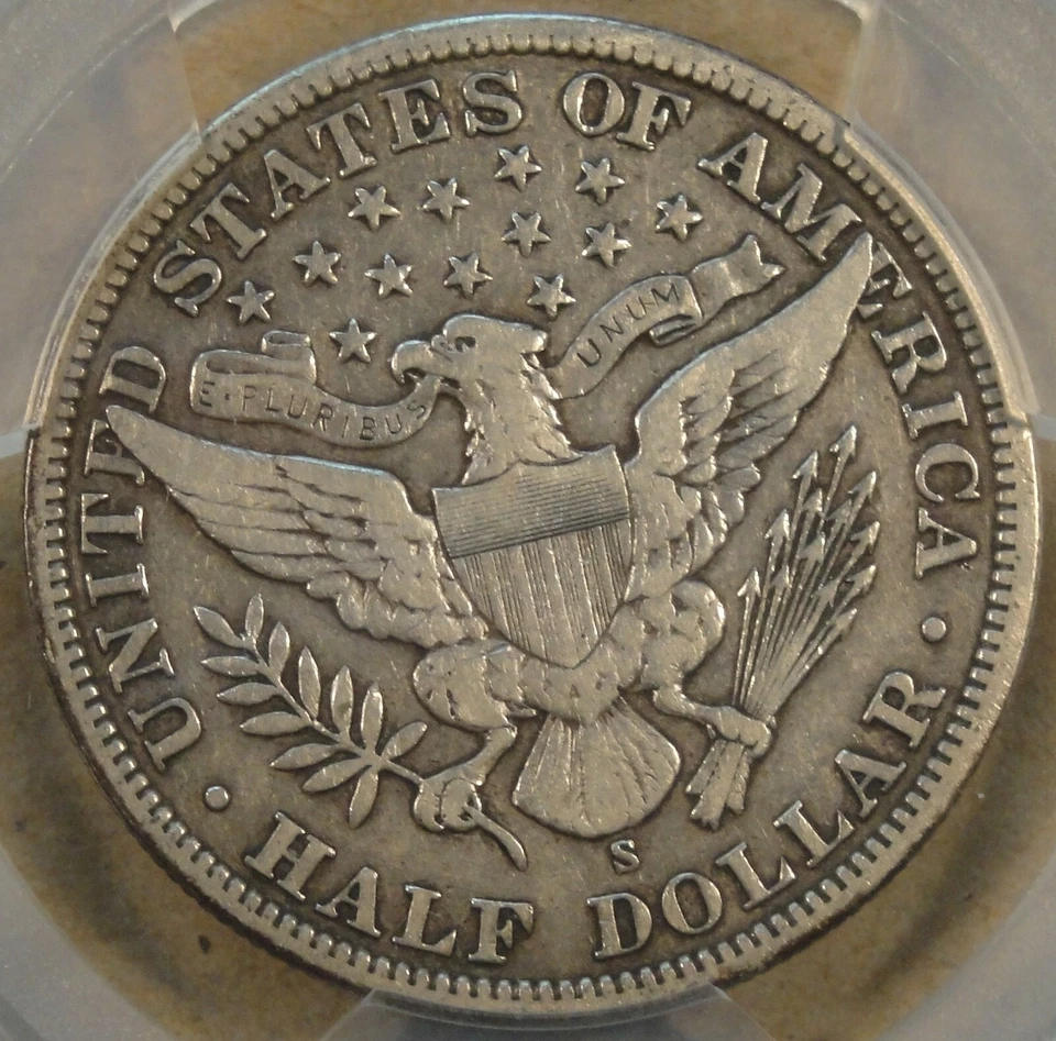 1902-S Barber Half Dollar 50c PCGS Certified VF30 - Image 2 of 4