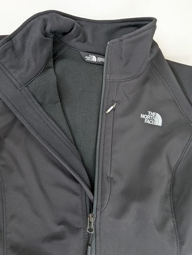 The North Face Apex Black Women XL Full Zip Fleece Lined Softshell Hiking Jacket - Picture 5 of 12