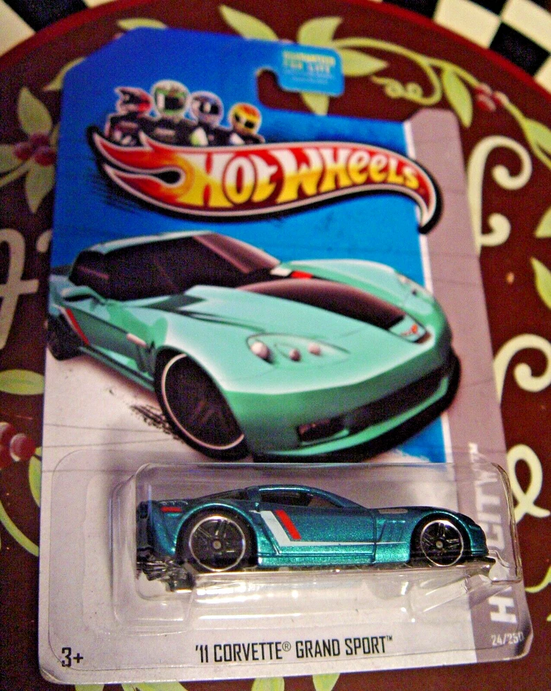 Hot Wheels 2013 HW City '11 Corvette Grand Sport Metal Flake Teal 24/250