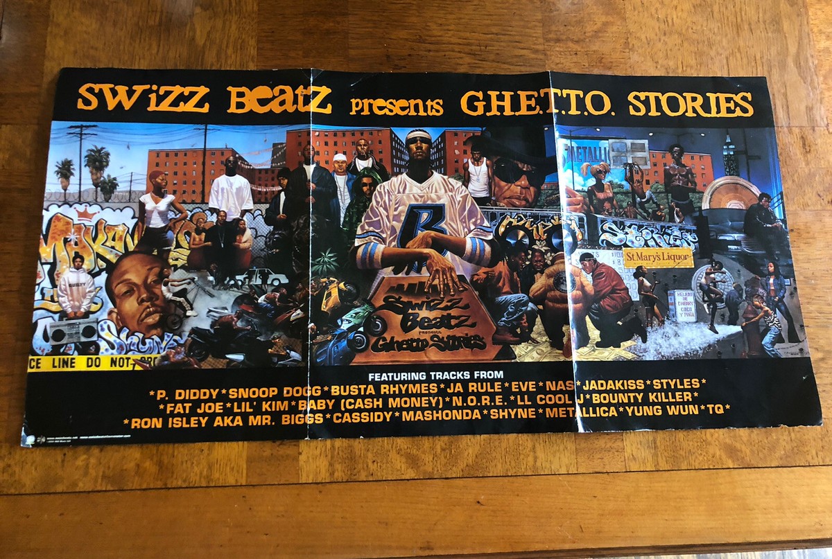 Swizz Beatz「G.H.E.T.T.O. Stories」LP レコード Swizz Beatz - G.H.E.T.T.O. Stories - 2002 Dreamworks, SEALED