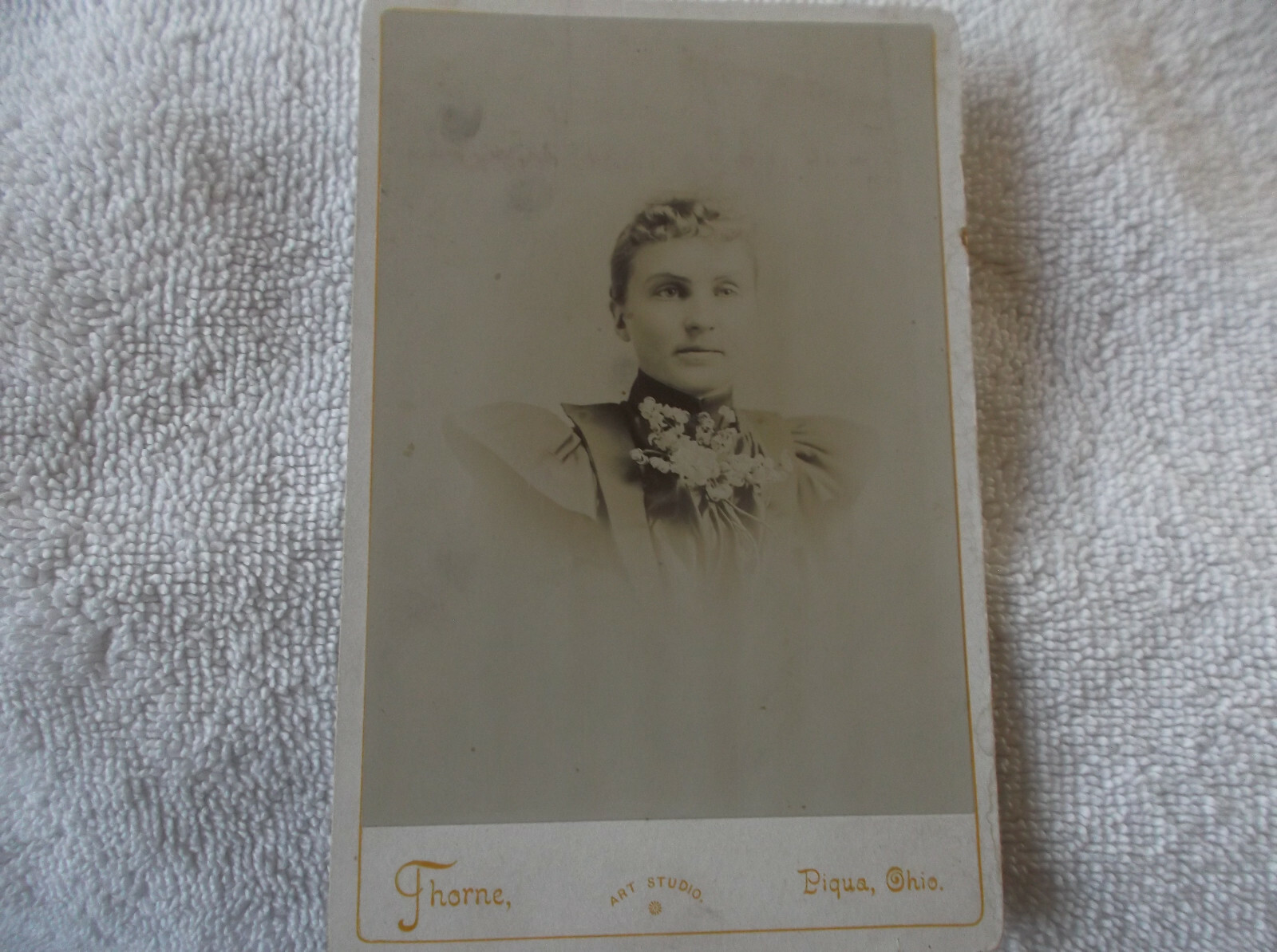 PIQUA,OHIO1890 PHOTOBESSIE WAGNER by THORNE STUDIO PIQUA OHIO