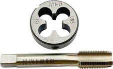 7/16-24 HSS Tap And Die Set UNS Machine Threa...