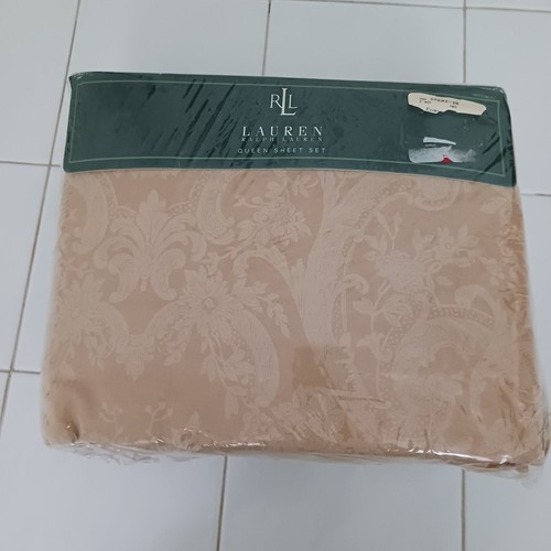 New Vintage Ralph Lauren Queen Size Avery Cafe 4pc Sheet Set Paisley