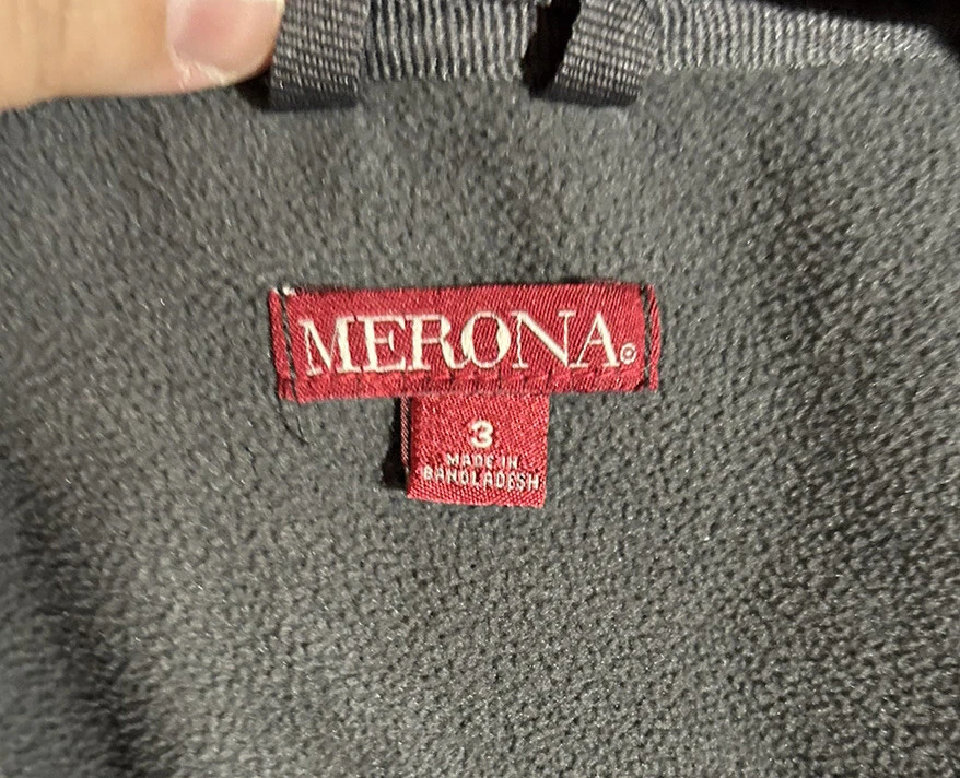 Sudadera chaqueta gris con cremallera Merona para mujer talla 3 Foto 3 de 4