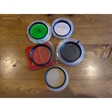 5 Camera Lens Filters-QUANTARAY 52-SOLIGOR 55-POLARIZER 52-HOLAR HMC 52-PRINZ 49