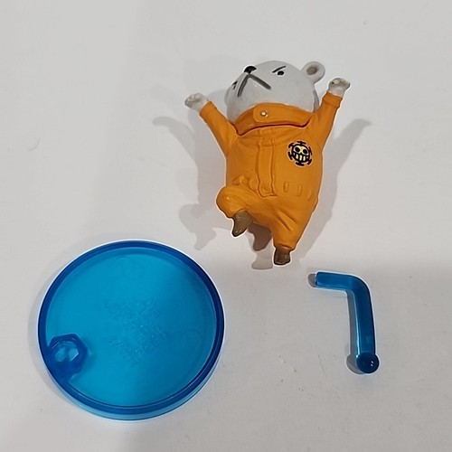 2010 One Piece 2" Bepo Polar Bear Mini Blue Base Figure Bandai WCF #10 - 第 3/3 張圖片