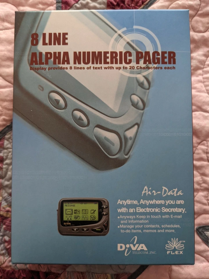 New Diva Telecom Air Data 8 Line Alphanumeric Pagers - Image 2 of 4