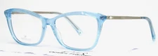SWAROVSKI SK5314 086 Light Blue Womens Semi Cat Eye Eyeglasses 54-14-140 B:37