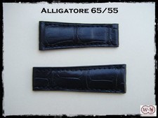Spezzoni cinturino alligatore per Rolex Daytona oro 20mm  S 65-55 Made in Italy 