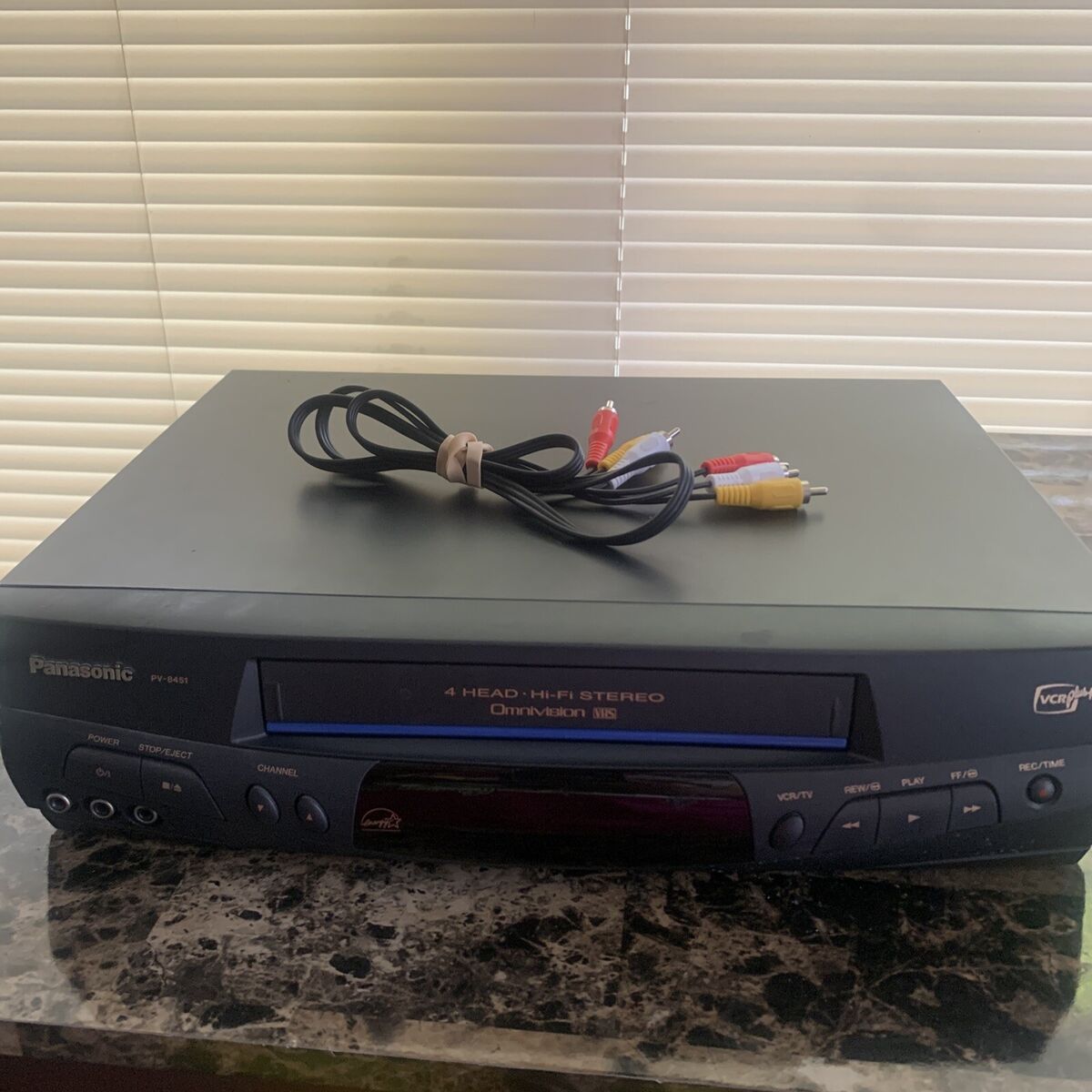 Panasonic PV-8451 VCR 4 Head Hi Fi Stereo OmniVision Blue Panasonic PV-8451 VCR 4 Head Hi Fi Stereo OmniVision Blue