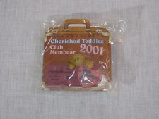 NIP Vtg Cherished Teddies Club Membear 2001 Pin 824313, 2000 rr