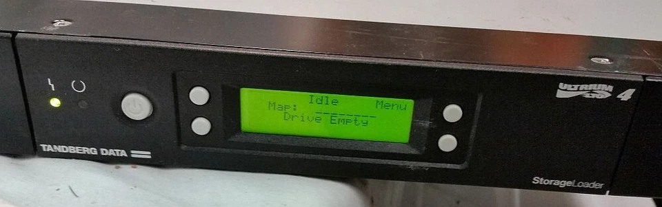 Tandberg Data 1U Tape Drive Autoloader LTO4 SCSI StorageLoader 1000 7803-LTO BCR - Image 3 of 4