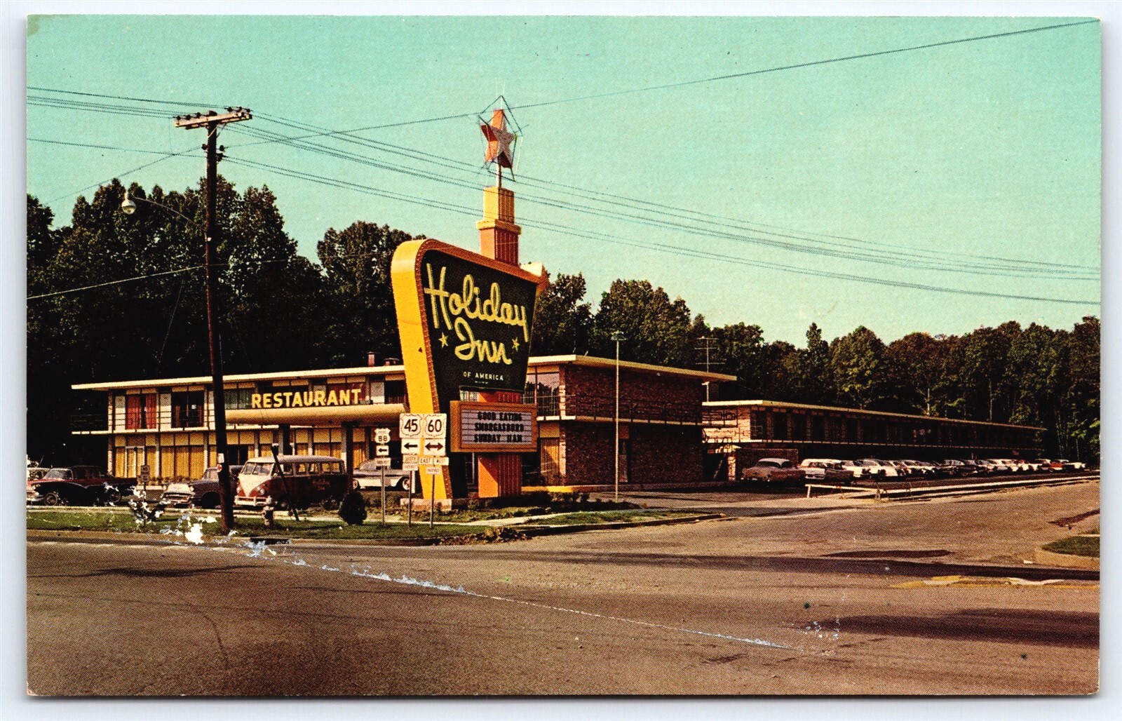 KY Paducah, Holiday Inn, Joe Clifton Dr, VW Bus, 50s Cars, Chrome