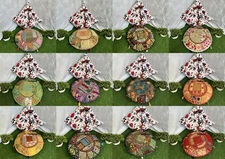 All Size Indian Round Pillow Cushion Cover Floor Patchwork Throw Bohemian Décor