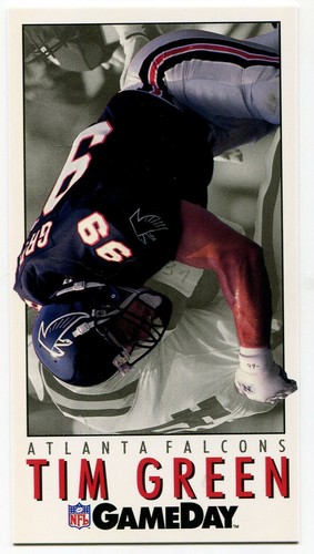1992 GameDay #76 Tim Green Atlanta Falcons