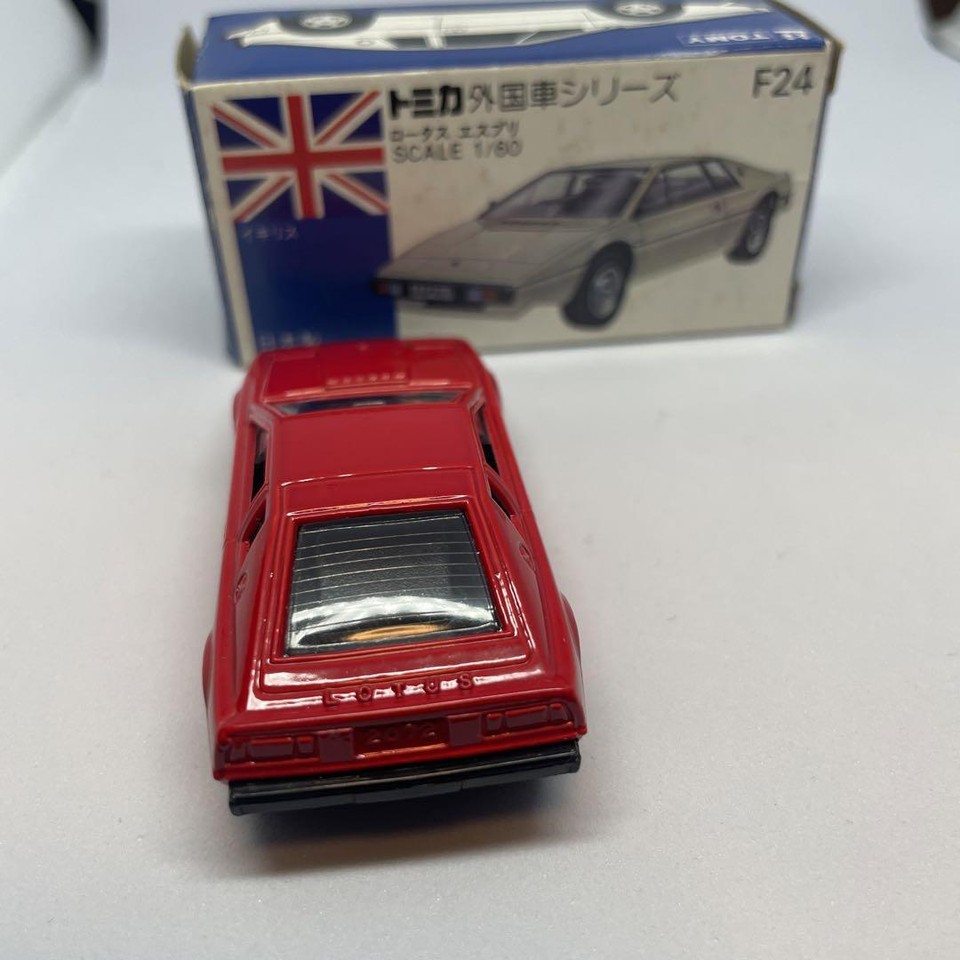 Tomica Blue Box Foreign Car Series F24 Lotus Esprit eBay