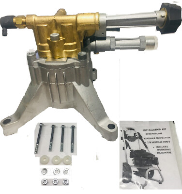 #ad Homelite MORE DURABLE BRASS 3100 psi Pressure Washer Pump REAR PIPE CONNECTION $149.99
