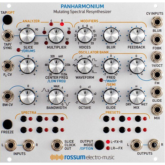 Спектральный ресинтезатор Rossum Electro Music Panharmonium Модуль Eurorack