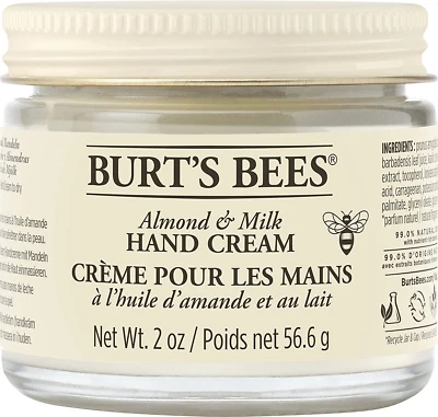 Burt'S Bees Almond & Milk Hand Cream for Very Dry Hands, Hand Moisturiser with S
