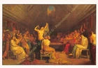 Postcard ART THEODORE CHASSERIAU le Tépidarium