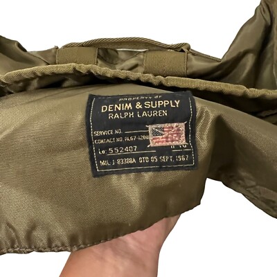 バッグ Denim & Supply Ralph Lauren military bag Denim Supply Ralph Lauren Army Green Nylon Military