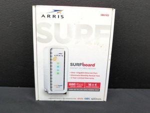 ARRIS SB6183 Surfboard DOCSIS 3.0 Modem câble 686 Port Ethernet Mbps blanc