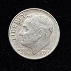 90% Silver - 1959 Roosevelt Dime - Circulated Condition - 21-44