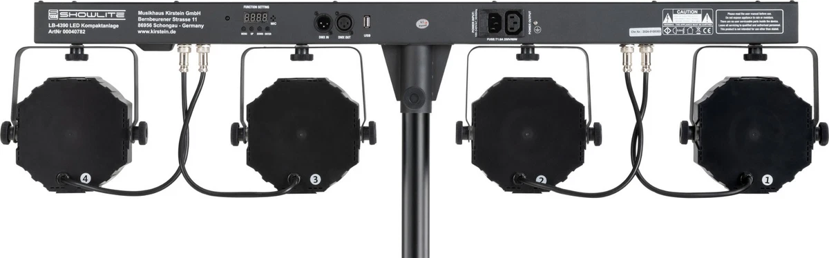 Sistema completo Tri-LED y estroboscópico extremadamente brillante con control de pie inalámbrico y trípode