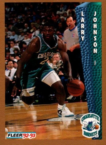 1992-93 Fleer Drake's #6 Larry Johnson