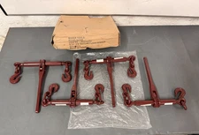 (QTY 4) Boxer Tools HD 5/16" - 3/8" Ratchet Chain Binders, 6600 Lbs WLL # 66097
