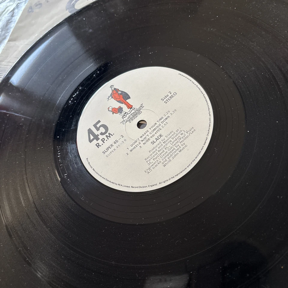 SLADE Six Of The Best 1980 UK 12" Vinyl EP. record 6 Night Starvation Foto 2 de 2