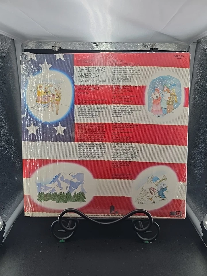 CHRISTMAS AMERICA 1973 Various LP CAPITOL Records Jacksonville Press EX/EX - Image 2 of 4