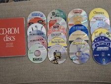 Lot of 24 Vintage Various Apple Macintosh CD-ROMs Disc Book