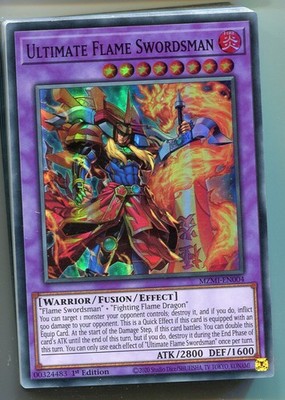 Yu-Gi-Oh! Ultimate Flame Swordsman Super Rare englisch MZMI-EN004 Ultimativer