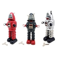 9?? Windup Toy Planet Robot Walking Robot Clockwork Toy Adults Gift Table Statue