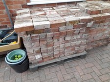 Approximately 1200 Hand Made Old Clay Bricks. 9" X 2.75" All Cleaned.