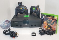 Original Microsoft Xbox Console w. Controllers Memory Cables & 🔥 Games TESTED✅️