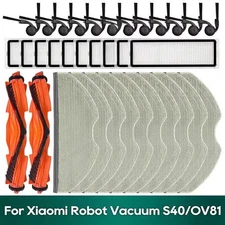 Replacement Spare Parts Kit For Xiaomi S40 (OV81) Robot Vacuum Brush Filter Mops