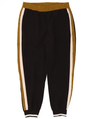 Zara Womens Joggers Casual Trousers Medium W28 L27 Black Colourblock AV14 - Image 1 of 3