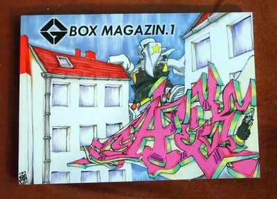 Graffiti Buch / Magazine ''GRAFFITIBOXSHOP MAG #1'' 2014 Montana Belton