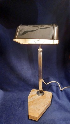 Art Deco Schreibtischlampe.                           Artisanat Francais