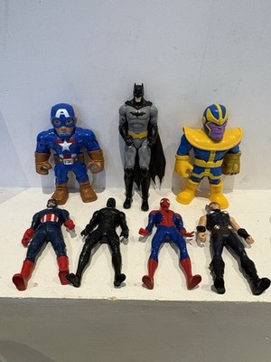 Superhelden großes Action Figuren Konvolut Mix Marvel DC Batman Spiderman Thanos etc