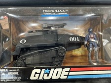 GI JOE 25TH  ANNIVERSARY COBRA HISS TANK WITH COBRA HISS COMMANDER NEW